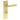 Frelan Hardware - Burlington Piccadilly Knurled Door Handles - DIN Standard - Pair - Bathroom Option 1; #finish_satin-brass