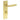 Frelan Hardware - Burlington Piccadilly Knurled Door Handles - DIN Standard - Pair - Bathroom Option 2; #finish_satin-brass