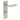 Frelan Hardware - Burlington Piccadilly Knurled Door Handles - DIN Standard - Pair - Bathroom Option 1; #finish_satin-nickel