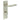 Frelan Hardware - Burlington Piccadilly Knurled Door Handles - DIN Standard - Pair - Bathroom Option 2; #finish_satin-nickel