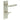 Frelan Hardware - Burlington Piccadilly Knurled Door Handles - DIN Standard - Pair - Bathroom Option 3; #finish_satin-nickel