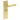 Frelan Hardware - Burlington Richmond Door Handles - Pair - Bathroom Option 1; #finish_satin-brass