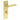 Frelan Hardware - Burlington Richmond Door Handles - DIN Standard - Pair - Bathroom Option 2; #finish_satin-brass
