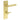 Frelan Hardware - Burlington Richmond Door Handles - DIN Standard - Pair - Bathroom Option 3; #finish_satin-brass