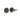 Frelan Hardware - Burlington Easy Turn & Release - Reeded Rose; #finish_dark-bronze