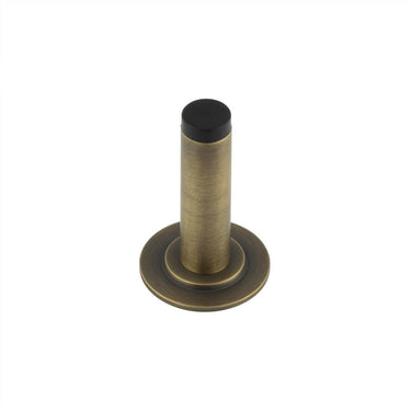 Frelan Hardware - Burlington Plain Wall Mounted Door Stops - Stepped Rose; #finish_antique-brass