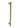 Frelan Hardware - Burlington Belgrave Pull Handle - 425mm - Single - Face Fix; #finish_antique-brass
