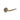 Frelan Hardware - Burlington Mayfair Door Handles on Rose - Pair - Plain Rose; #finish_antique-brass