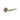 Frelan Hardware - Burlington Mayfair Door Handles on Rose - Pair - Chamfered Rose; #finish_antique-brass