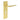 Frelan Hardware - Burlington Mayfair Door Handles - DIN Standard - Pair - Euro Lock; #finish_satin-brass