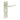 Frelan Hardware - Burlington Mayfair Door Handles - Pair - Euro Lock; #finish_satin-nickel