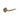 Frelan Hardware - Burlington Mayfair Door Handles on Rose - Pair - Reeded Rose; #finish_antique-brass