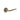 Frelan Hardware - Burlington Mayfair Door Handles on Rose - Pair - Knurled Rose; #finish_antique-brass