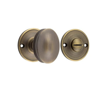 Frelan Hardware - Burlington Turn & Release - 40mm; #finish_antique-brass