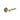 Frelan Hardware - Burlington Fitzrovia Door Handles on Rose - Pair - Chamfered Rose; #finish_antique-brass