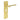 Frelan Hardware - Burlington Fitzrovia Door Handles - Pair - Euro Lock; #finish_satin-brass