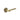 Frelan Hardware - Burlington Fitzrovia Door Handles on Rose - Pair - Reeded Rose; #finish_antique-brass