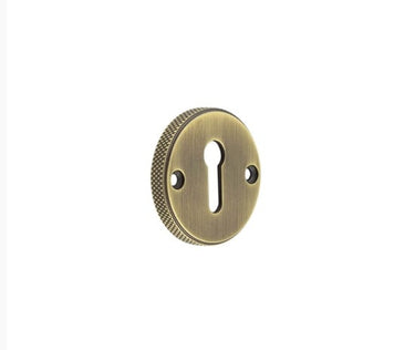 Frelan Hardware - Burlington Westbourne Brass Escutcheon - Standard Key; #finish_antique-brass