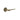 Frelan Hardware - Burlington Knightsbridge Bathroom Door Handles on Rose - Pair - No Rose; #finish_antique-brass