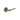 Frelan Hardware - Burlington Knightsbridge Bathroom Door Handles on Rose - Pair - Plain Rose; #finish_antique-brass