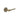 Frelan Hardware - Burlington Knightsbridge Bathroom Door Handles on Rose - Pair - Chamfered Rose; #finish_antique-brass