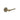 Frelan Hardware - Burlington Knightsbridge Bathroom Door Handles on Rose - Pair - Chamfered Rose; #finish_antique-brass