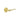 Frelan Hardware - Burlington Knightsbridge Bathroom Door Handles on Rose - Pair - Plain Rose; #finish_satin-brass