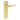 Frelan Hardware - Burlington Knightsbridge Door Handles - Pair - Lock; #finish_satin-brass
