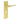Frelan Hardware - Burlington Knightsbridge Door Handles - DIN Standard - Pair - Euro Lock; #finish_satin-brass