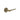 Frelan Hardware - Burlington Knightsbridge Bathroom Door Handles on Rose - Pair - Stepped Rose; #finish_antique-brass