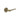 Frelan Hardware - Burlington Knightsbridge Bathroom Door Handles on Rose - Pair - Reeded Rose; #finish_antique-brass