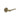 Frelan Hardware - Burlington Knightsbridge Bathroom Door Handles on Rose - Pair - Reeded Rose; #finish_antique-brass