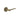 Frelan Hardware - Burlington Knightsbridge Bathroom Door Handles on Rose - Pair - Knurled Rose; #finish_antique-brass