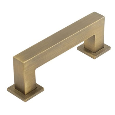 Frelan Hardware - Burlington Trafalgar Cabinet Handles - Bar - 96mm; #finish_antique-brass