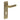 Frelan Hardware - Burlington Kensington Door Handles - DIN Standard - Pair - Euro Lock; #finish_antique-brass