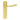 Frelan Hardware - Burlington Highgate Door Handles - Pair - Lock; #finish_satin-brass