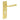 Frelan Hardware - Burlington Highgate Door Handles - DIN Standard - Pair - Euro Lock; #finish_satin-brass