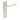 Frelan Hardware - Burlington Highgate Door Handles - DIN Standard - Pair - Euro Lock; #finish_satin-nickel