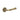 Frelan Hardware - Burlington Highgate Door Handles on Rose - Pair - Reeded Rose; #finish_antique-brass
