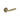 Frelan Hardware - Burlington Piccadilly Door Handles on Rose - Pair - Plain Rose; #finish_antique-brass