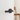 Frelan Hardware - Burlington Piccadilly Door Handles on Rose - Pair - Plain Rose; #finish_black