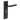 Frelan Hardware - Burlington Piccadilly Knurled Door Handles - Pair - Lock; #finish_black
