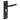 Frelan Hardware - Burlington Piccadilly Knurled Door Handles - Pair - Euro Lock; #finish_black