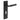 Frelan Hardware - Burlington Piccadilly Knurled Door Handles - DIN Standard - Pair - Euro Lock; #finish_black