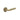 Frelan Hardware - Burlington Piccadilly Door Handles on Rose - Pair - Reeded Rose; #finish_antique-brass