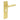 Frelan Hardware - Burlington Richmond Door Handles - Pair - Euro Lock; #finish_satin-brass