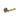 Frelan Hardware - Burlington Richmond Door Handles on Rose - Pair - Reeded Rose; #finish_antique-brass