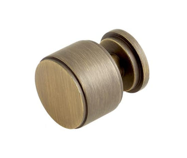 Frelan Hardware - Burlington Belgrave Cabinet Handles - Round Knob; #finish_antique-brass