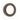 Frelan Hardware - Burlington Outer Rose for Escutcheons  - Plain Rose; #finish_dark-bronze