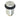 Frelan Hardware - Burlington Door Stop - Reeded; #finish_polished-nickel